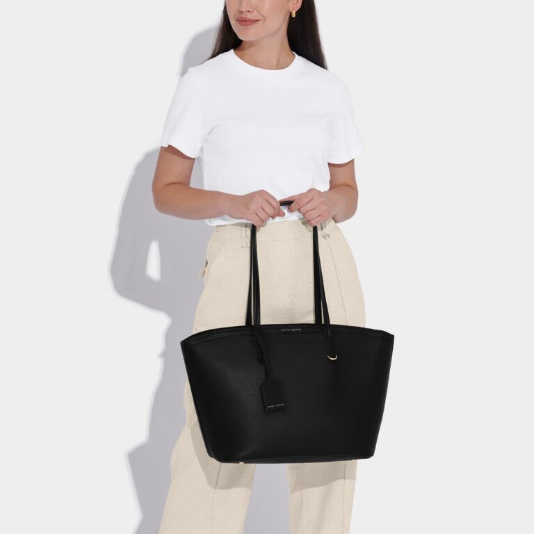 Travel Tote Bag in Black