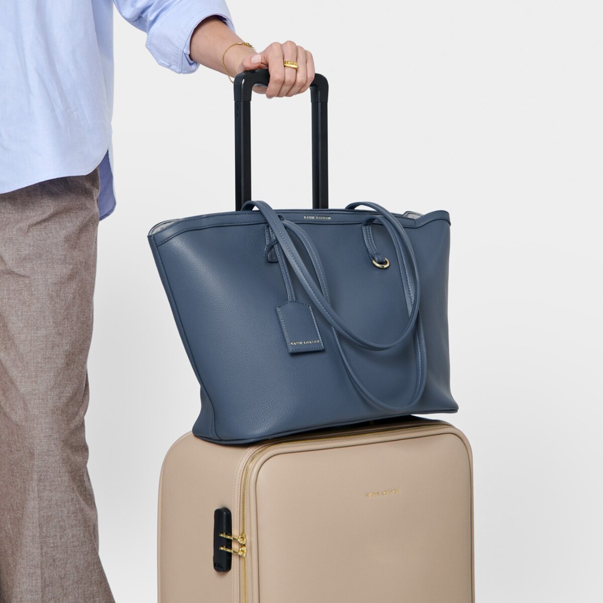 Travel Tote Bag in Navy