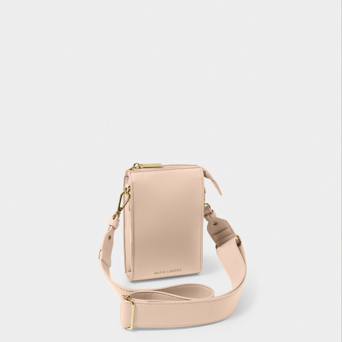 Effie Slim Crossbody Bag In Nude Pink