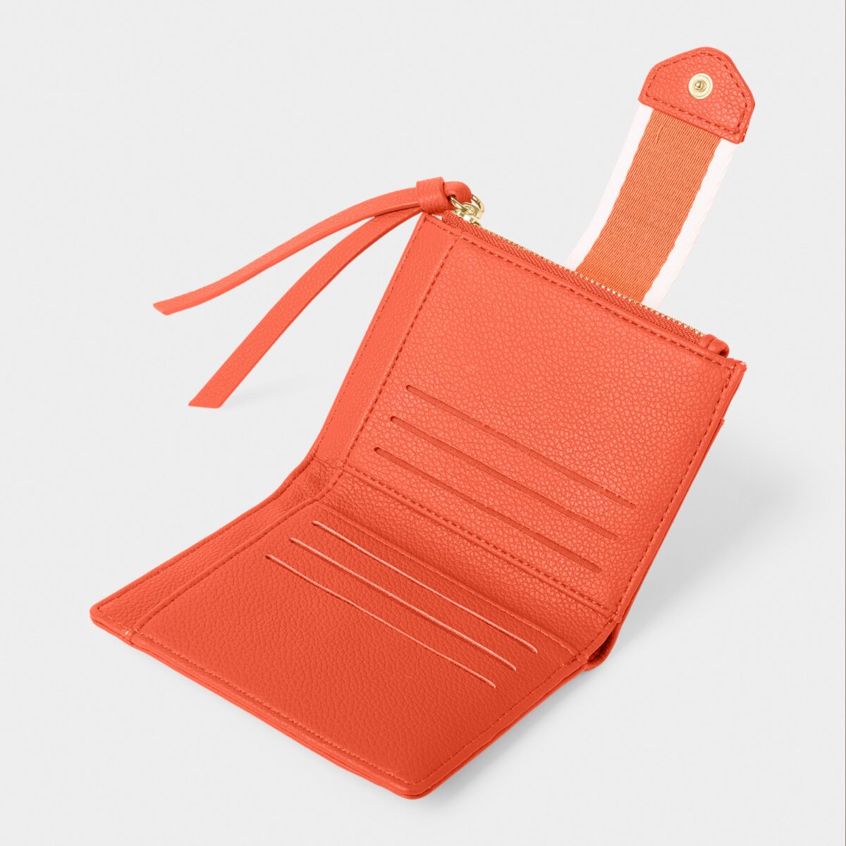 Hallie Purse In Deep Orange