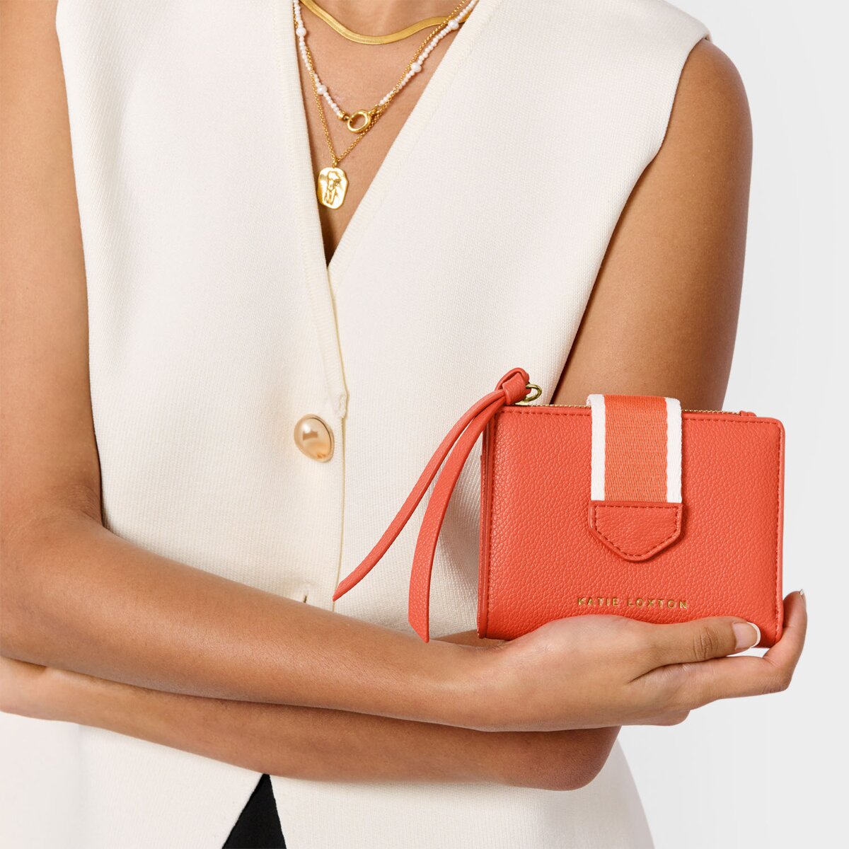 Hallie Purse In Deep Orange