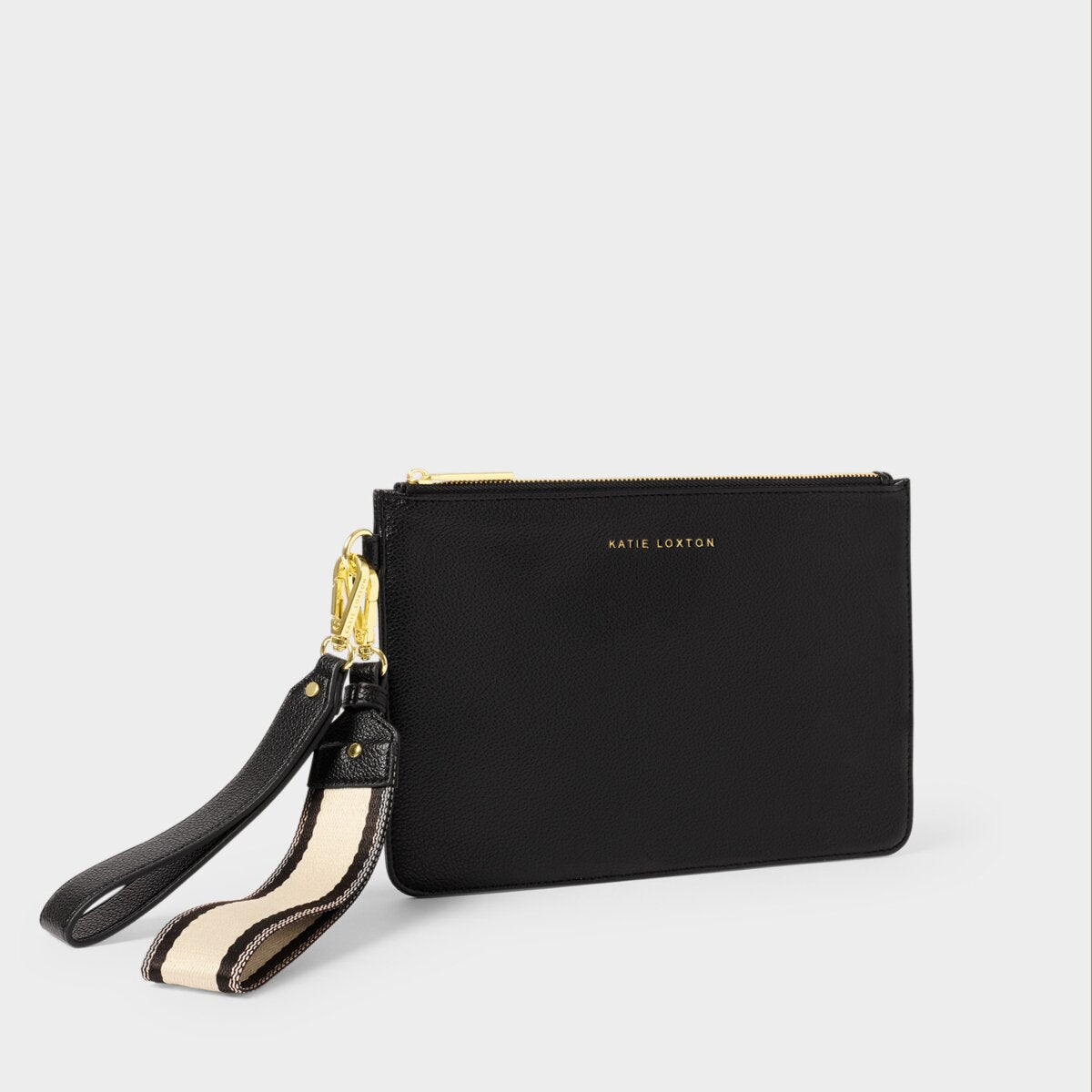 Hallie Wristlet Pouch In Black