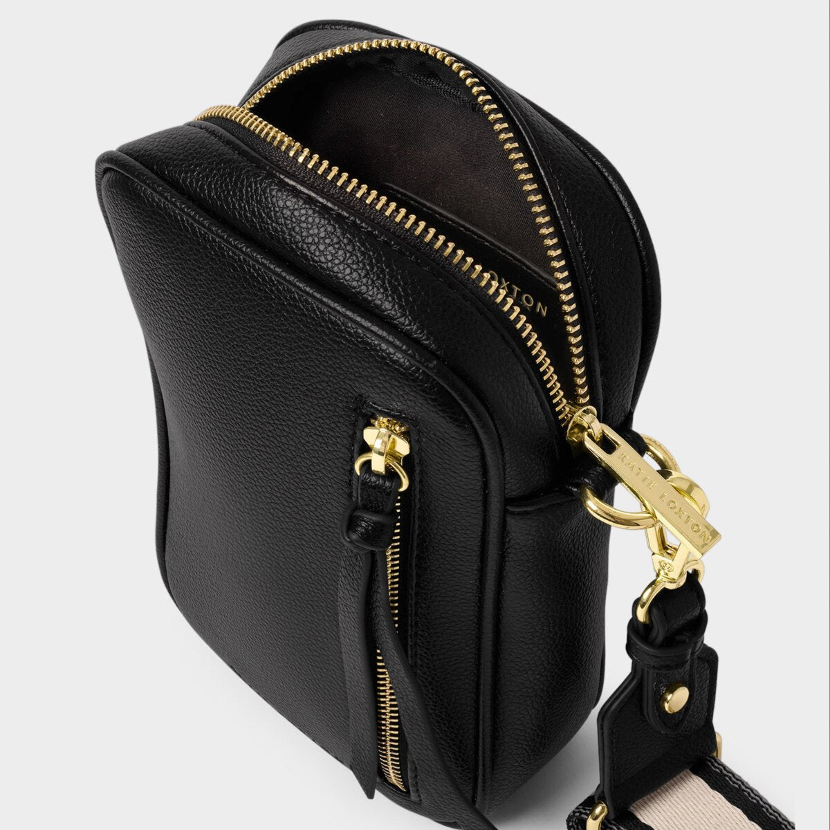 Hallie Small Crossbody Bag In Black