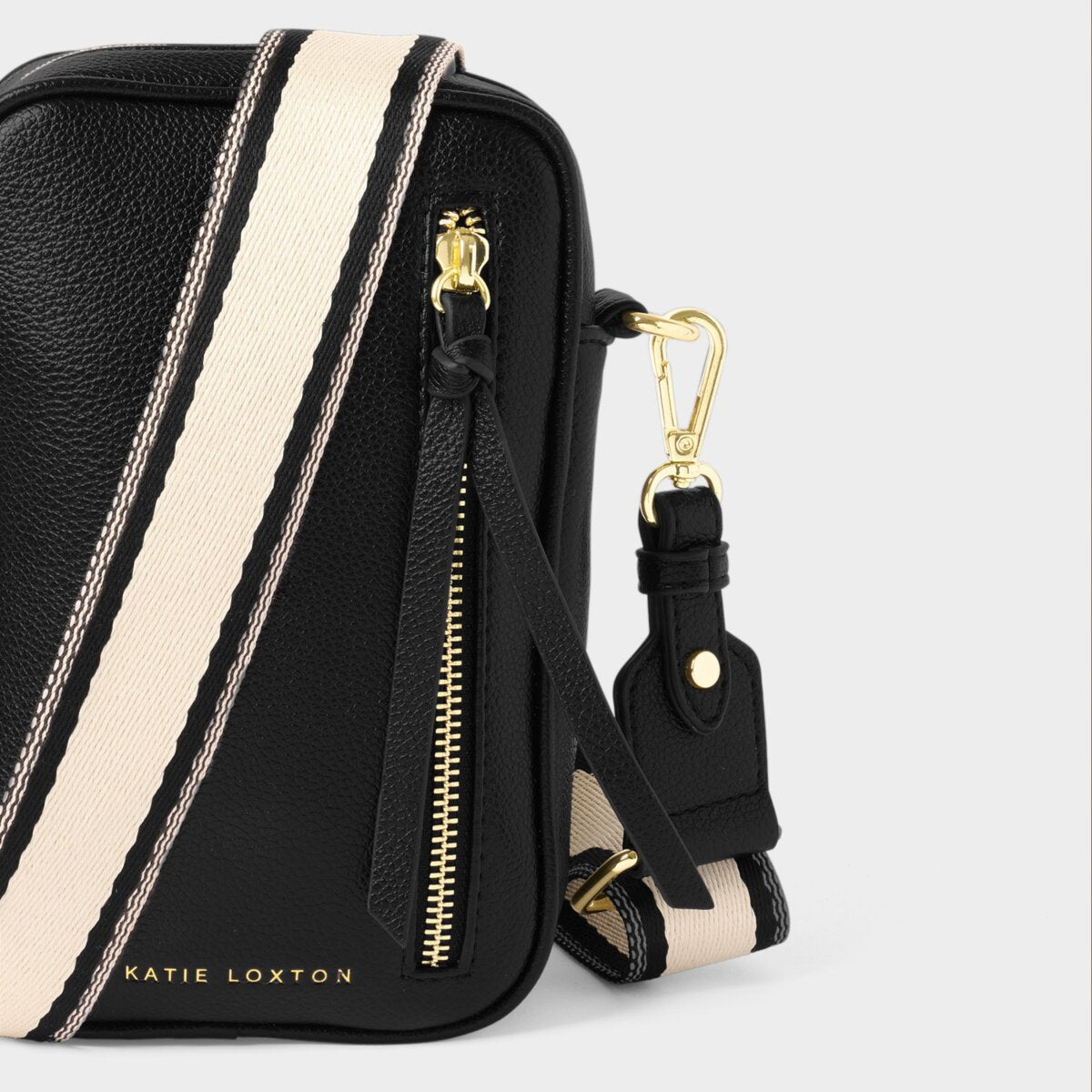 Hallie Small Crossbody Bag In Black