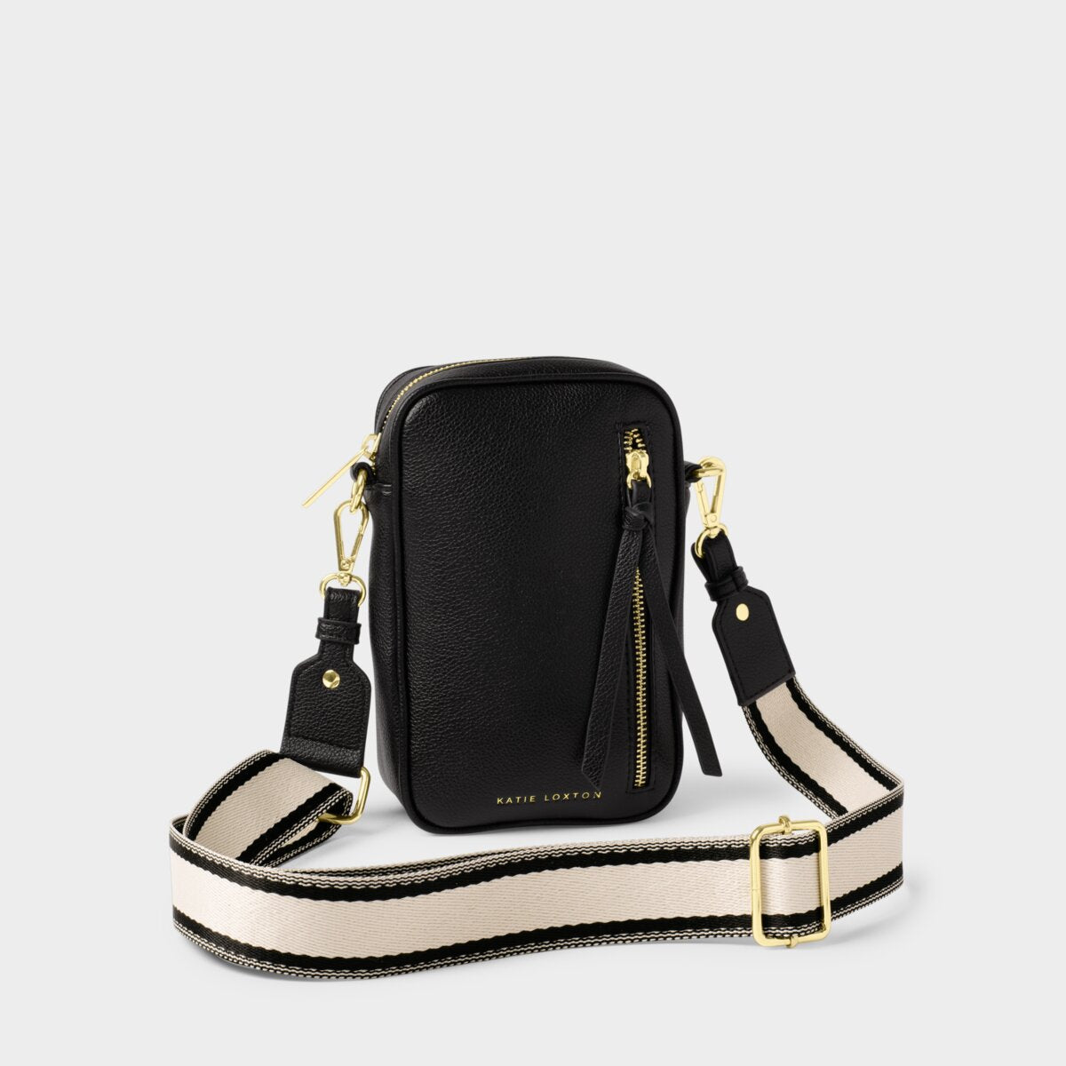 Hallie Small Crossbody Bag In Black