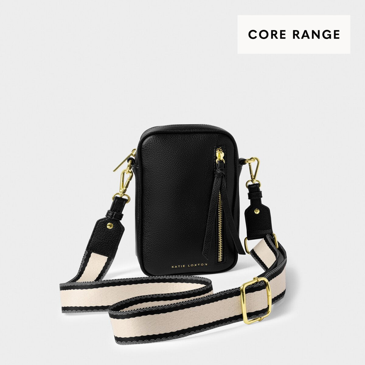 Hallie Small Crossbody Bag In Black
