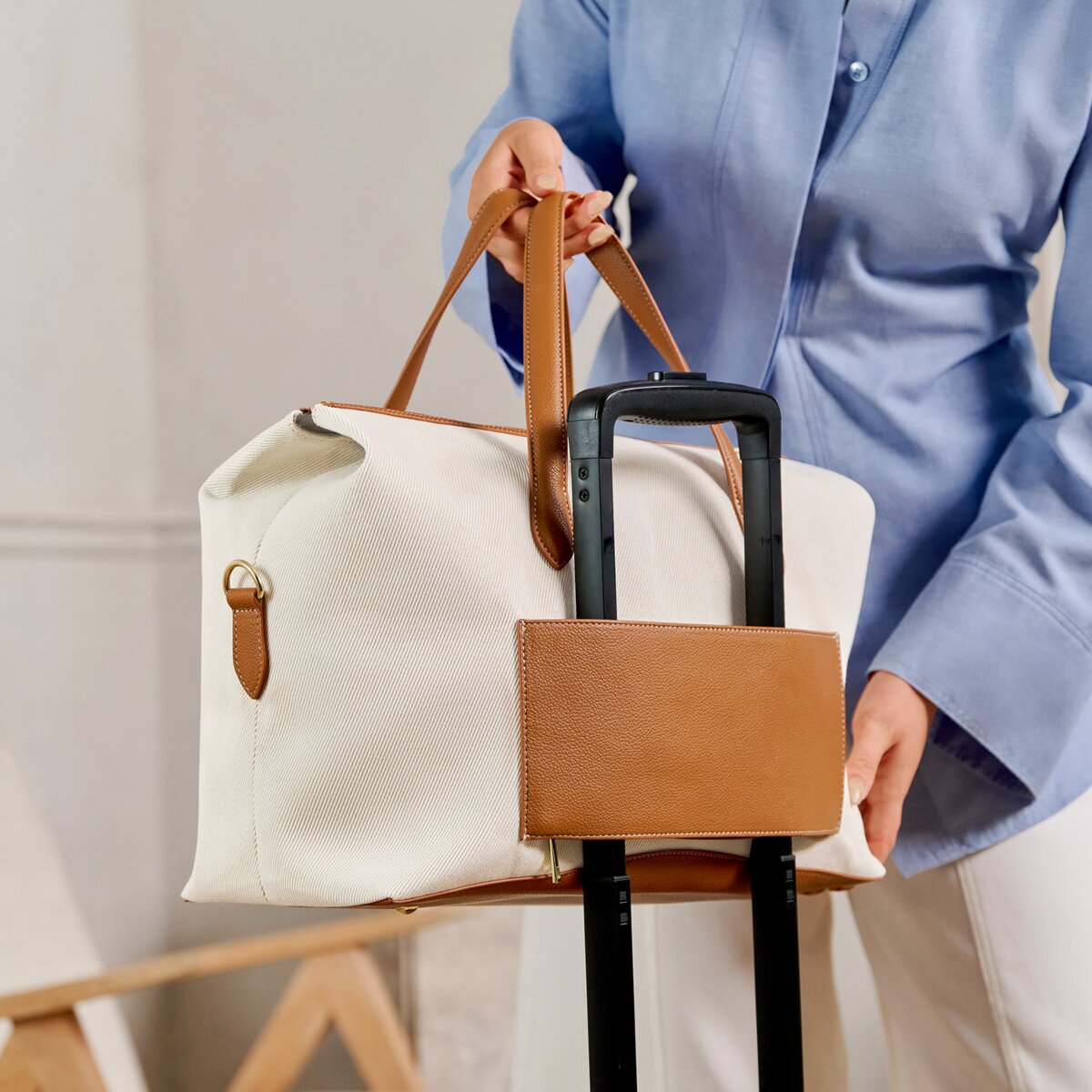 Milan Cabin Bag In Cognac