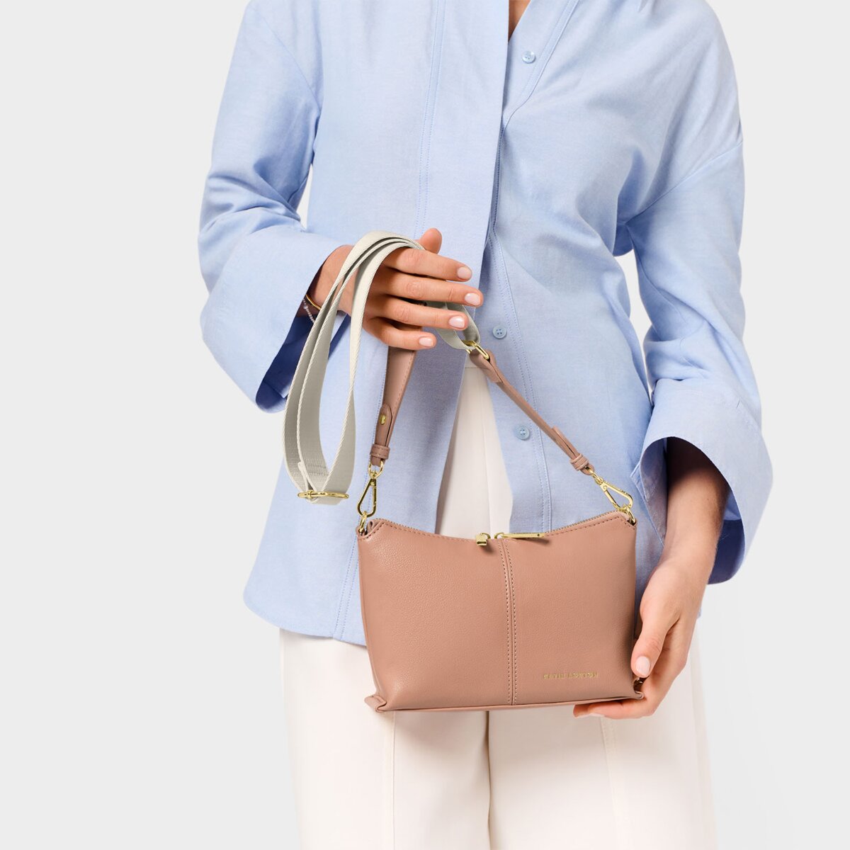 Laila Crossbody Bag In Peony Blush