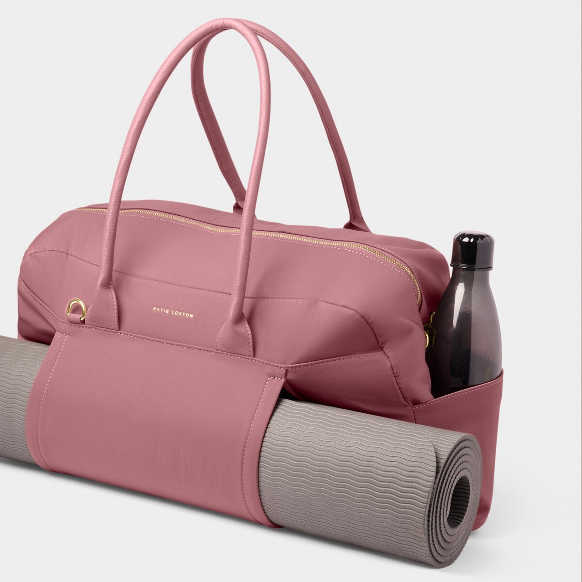 Nylon-Luxe Everyday Holdall In Deep Rose