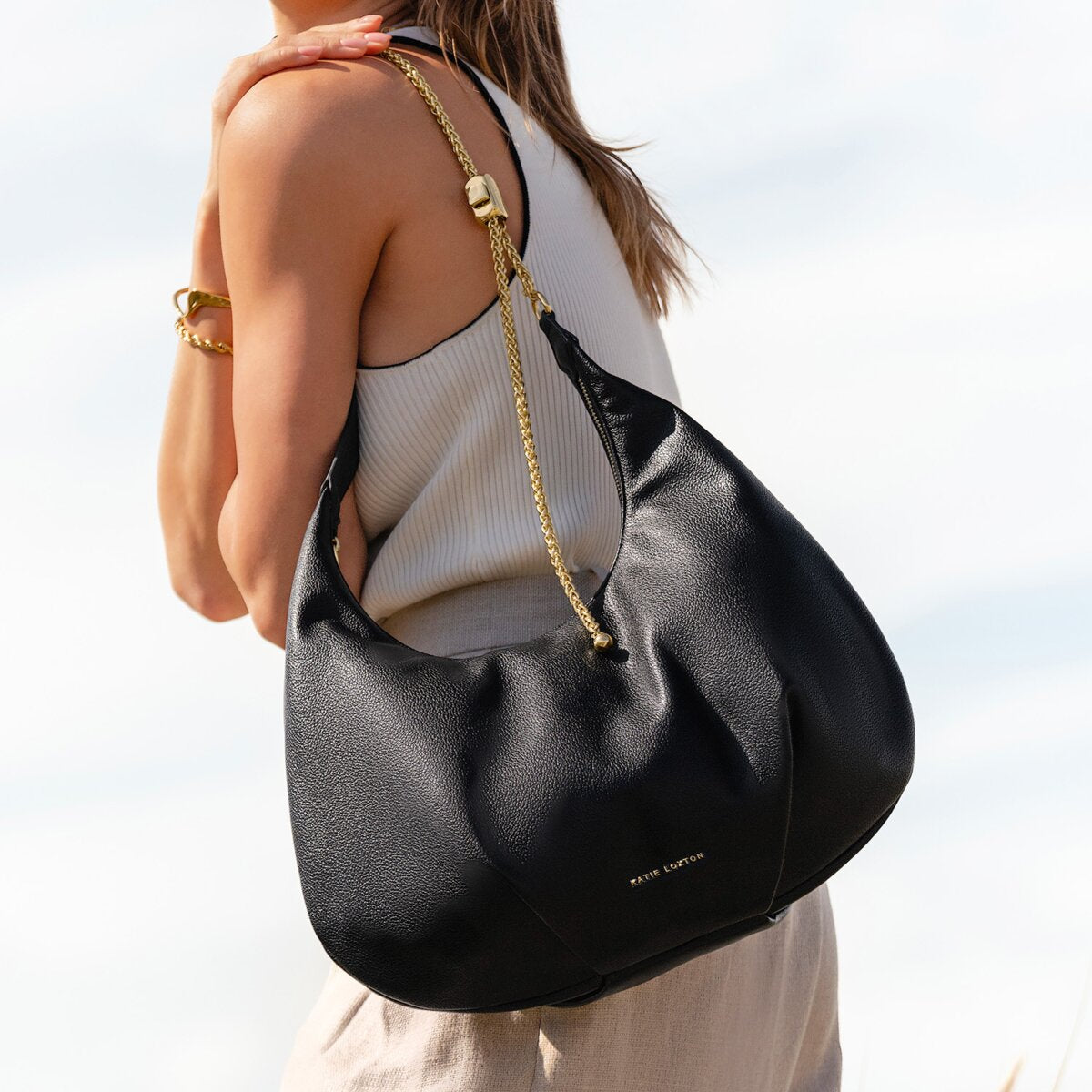 Remi Slider Chain Shoulder Bag