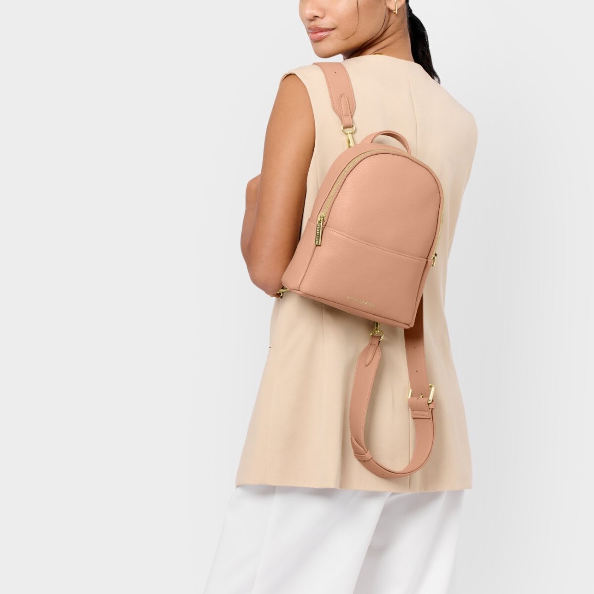 Mika Small Backpack In Peony Blush