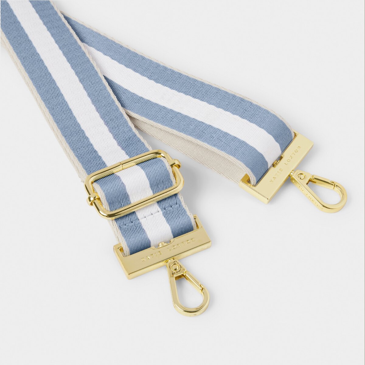 Stripe Canvas Strap In Blue Aura