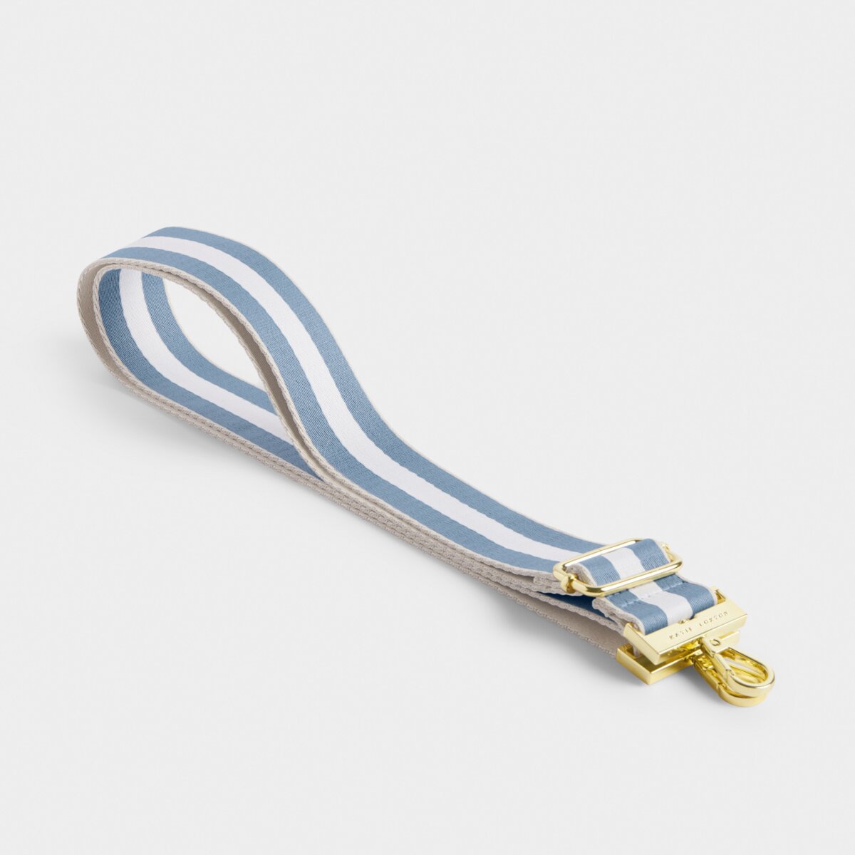 Stripe Canvas Strap In Blue Aura