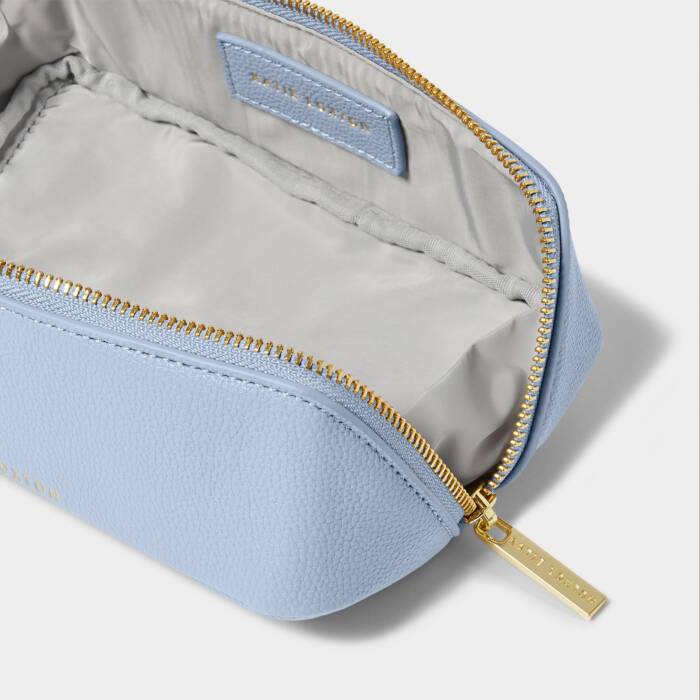 Small Makeup Bag In Blue Aura