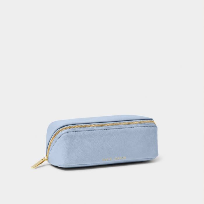 Small Makeup Bag In Blue Aura