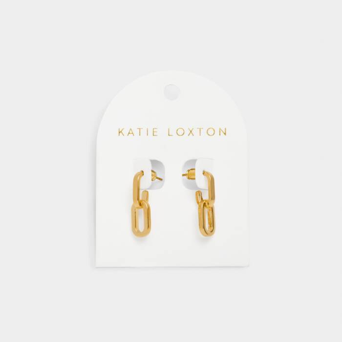 Arabella Waterproof Gold Hoop Earrings