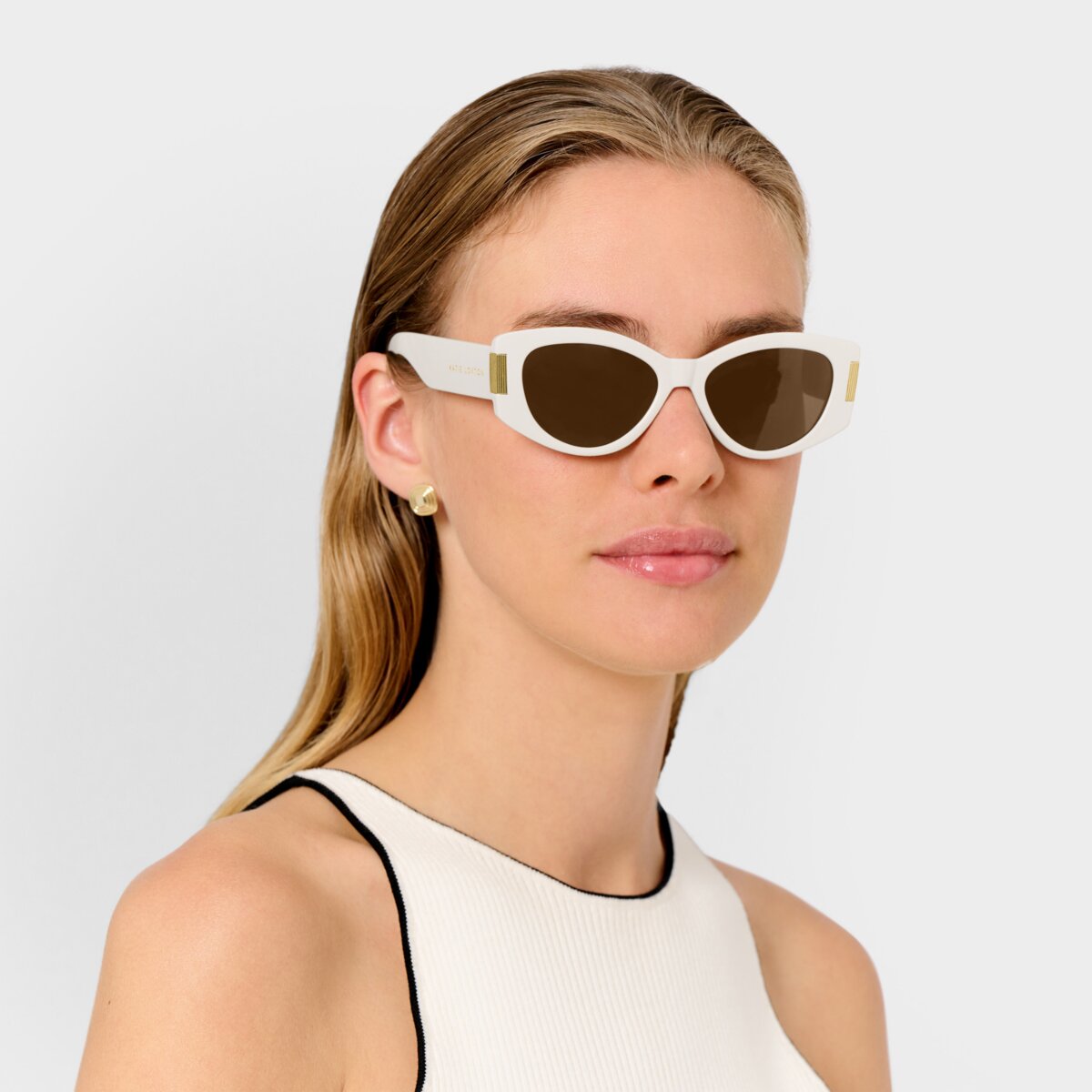 Rimini Sunglasses in Off White