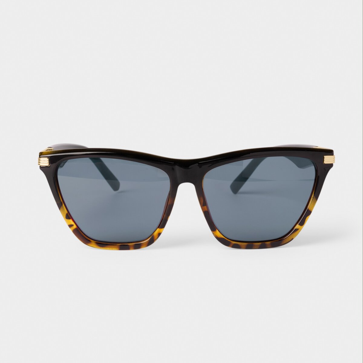 Marbella Sunglasses in Black Tortoiseshell Gradient