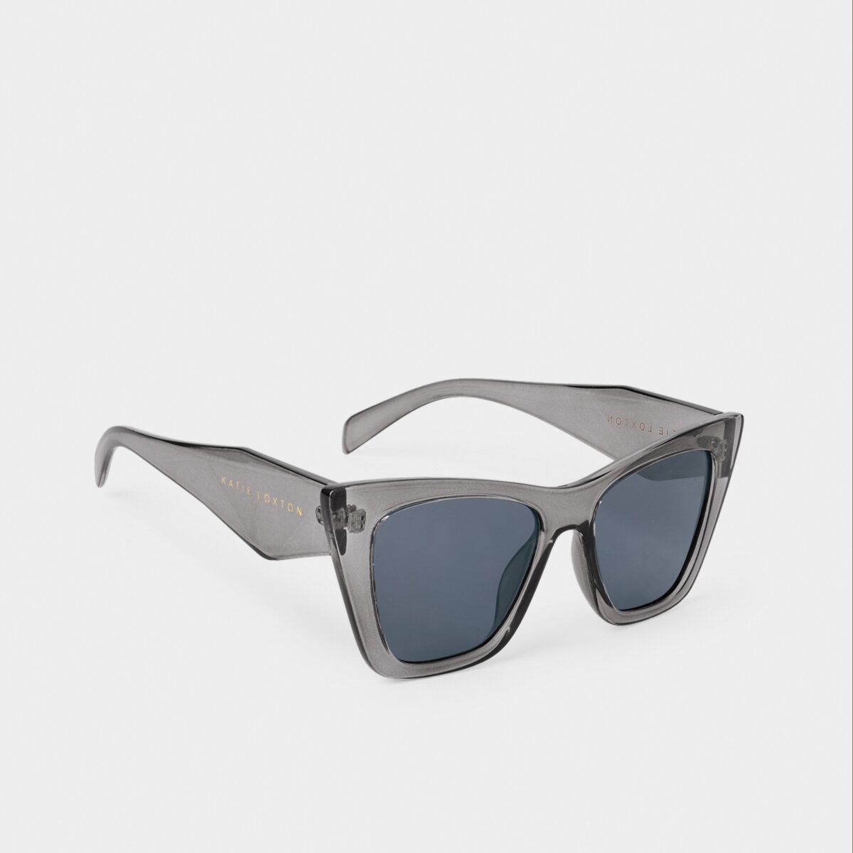 Porto Sunglasses in Grey Transparent
