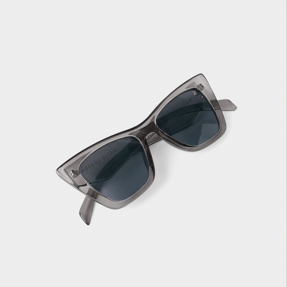 Porto Sunglasses in Grey Transparent