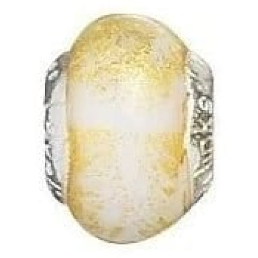 Sterling Silver 'Sirocco' Murano Glass Link
