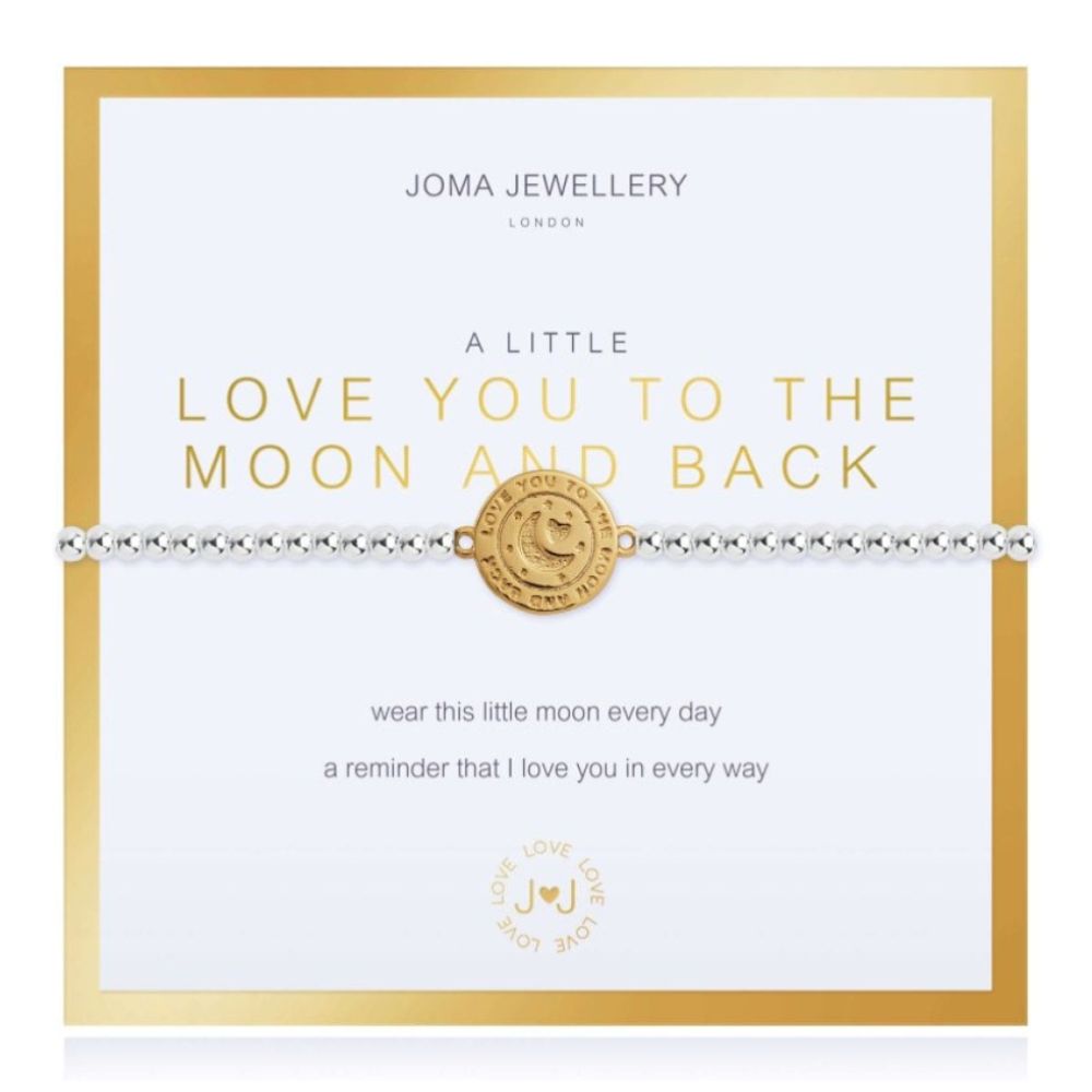 Beautifully Boxed A Littles | Love You To The Moon And Back | Bracelet |17.5cm Stretch