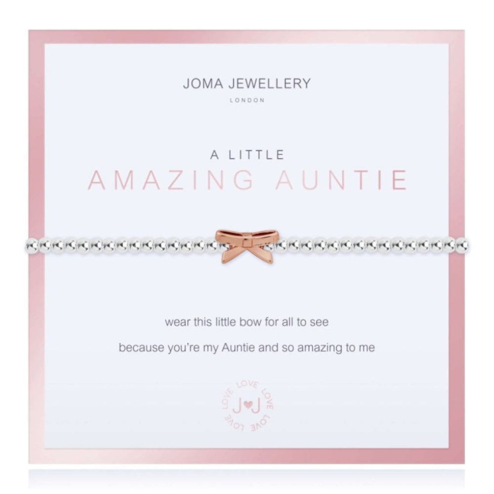 Beautifully Boxed A Littles | Amazing Auntie| Bracelet |17.5cm Stretch