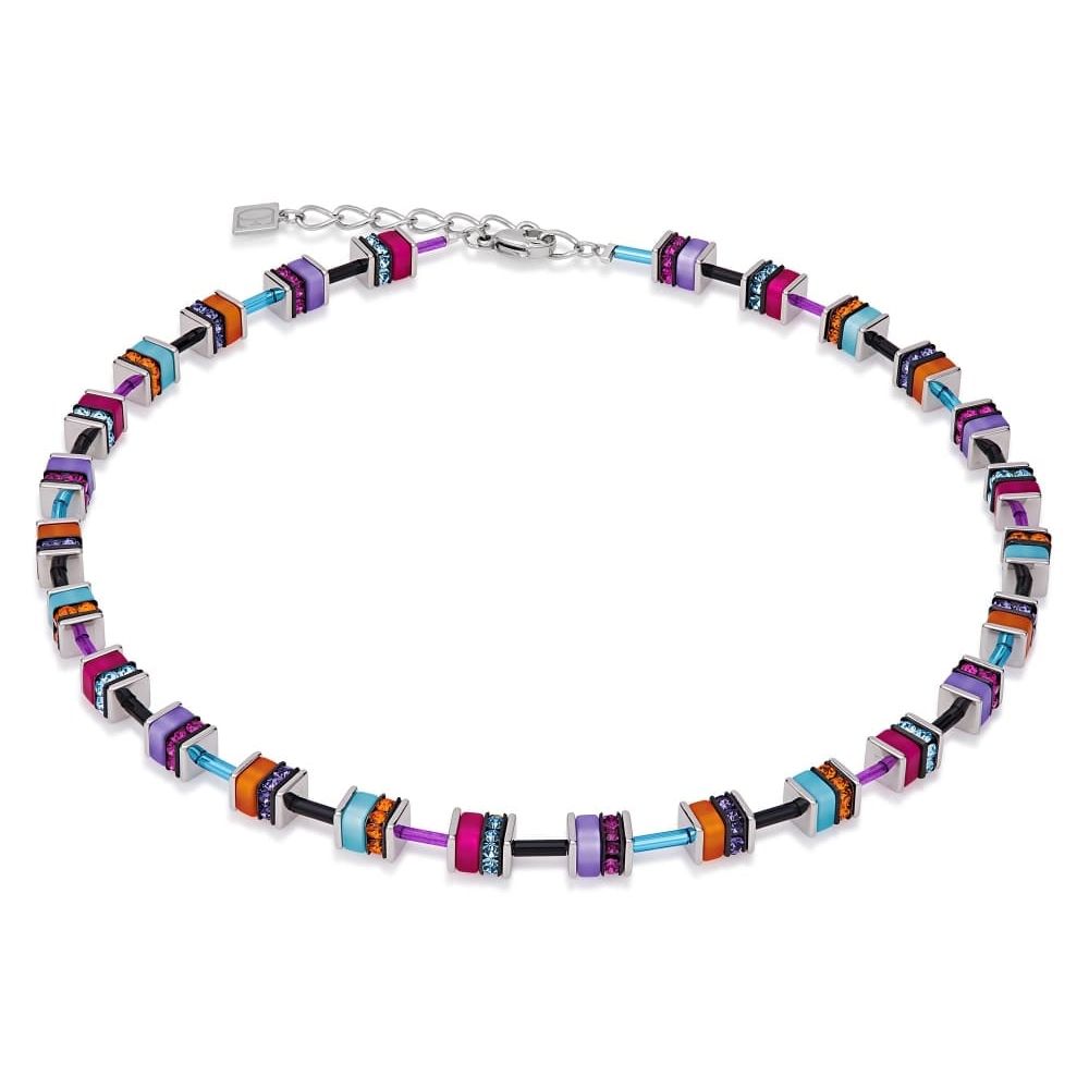 Ladies' Multicolour Necklace Featuring Swarovski Crystals