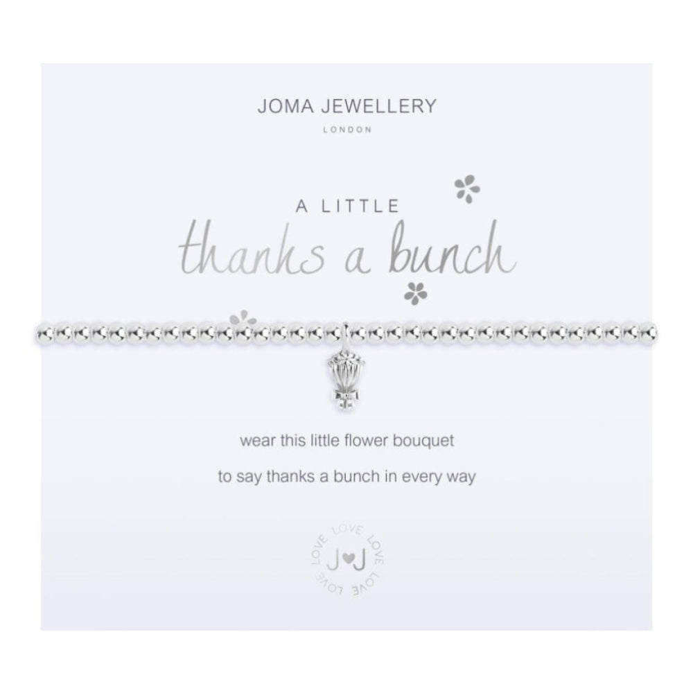 A Little - Thanks A Bunch - Silver- 17.5cm Stretch Bracelet