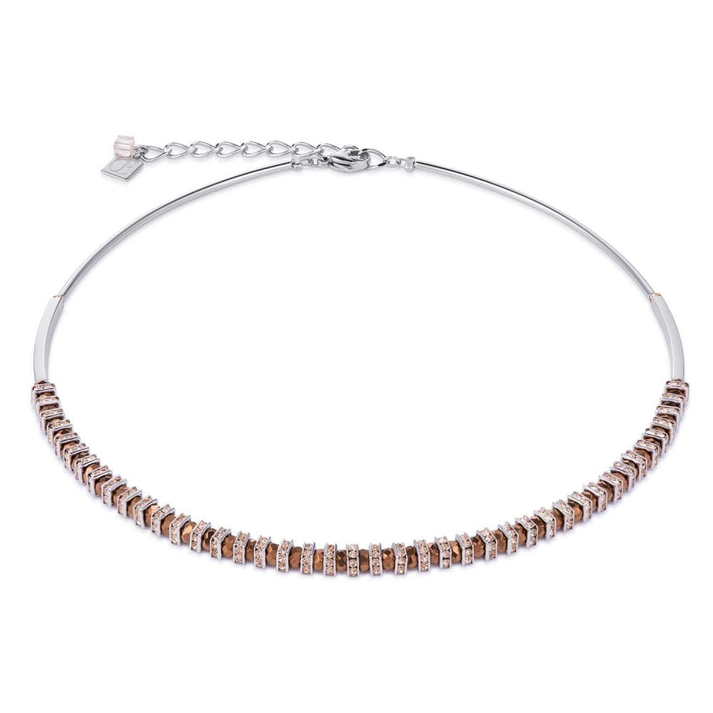 Geo Cube Copper Necklace