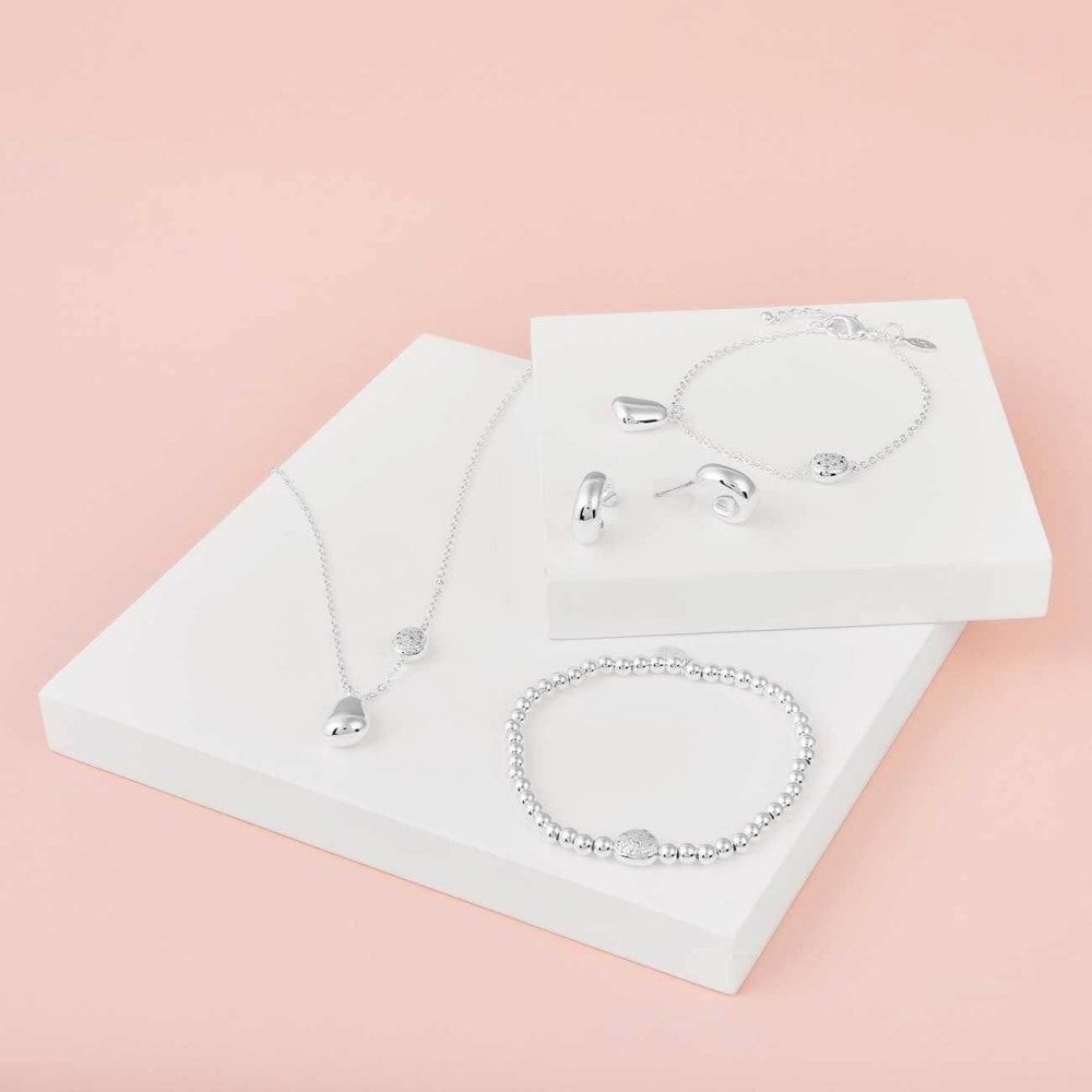 Perfect Pebble | Silver | Bracelet | 17.5cm Stretch