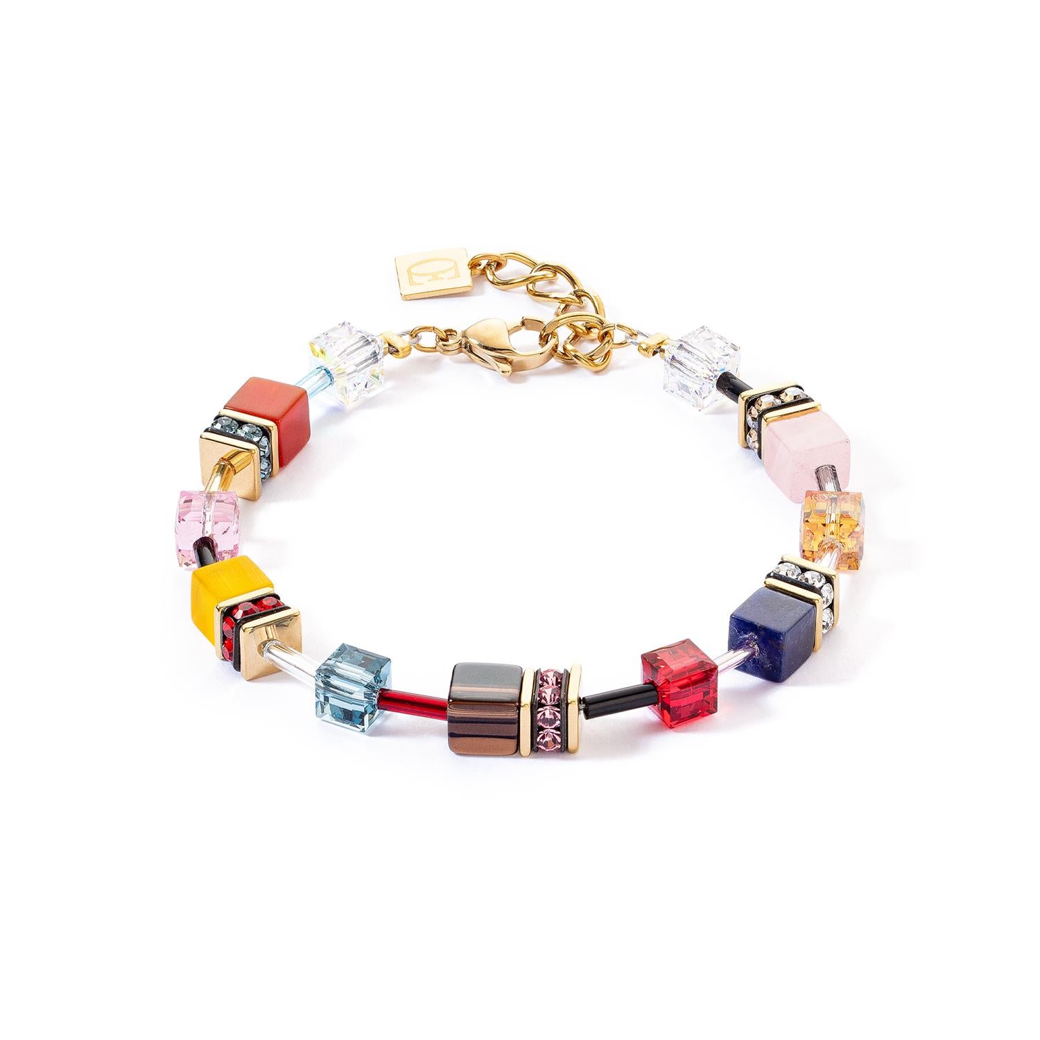 GeoCUBE Iconic Precious Multicolour Energy Bracelet
