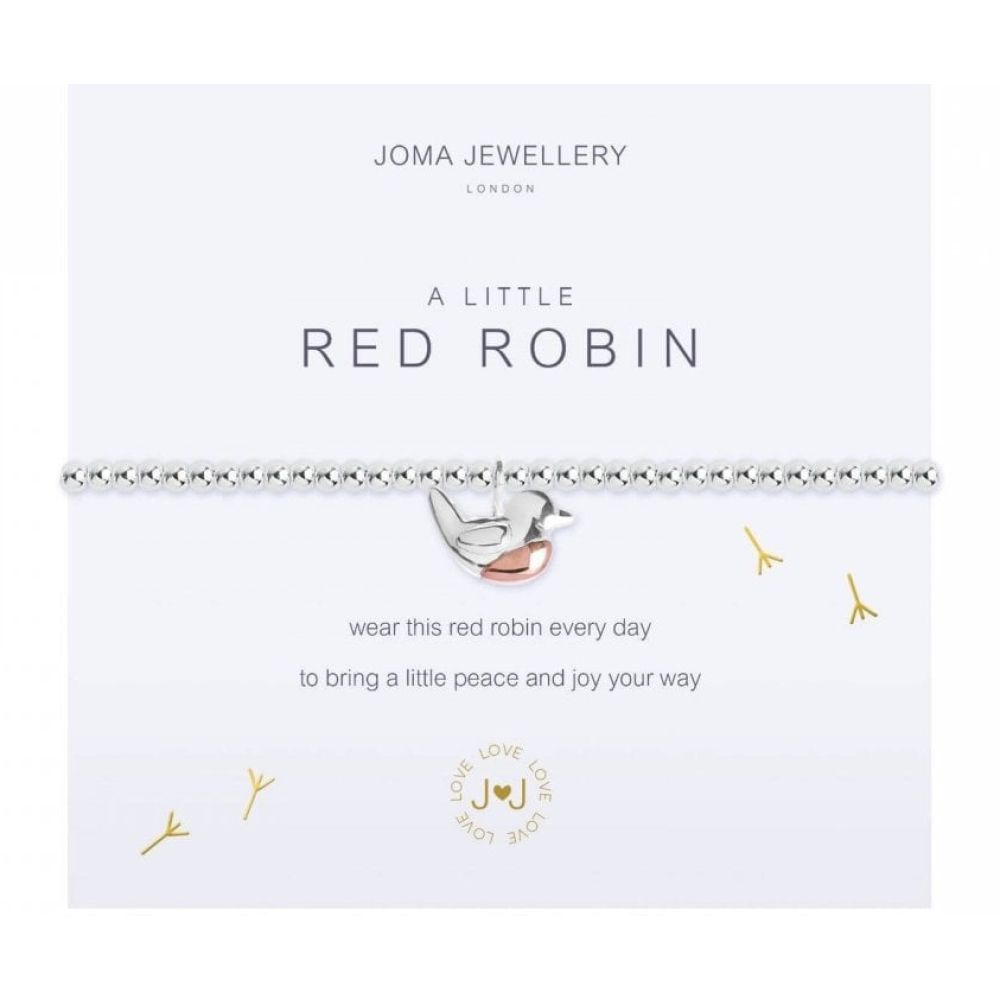 A Little Red Robin Bracelet