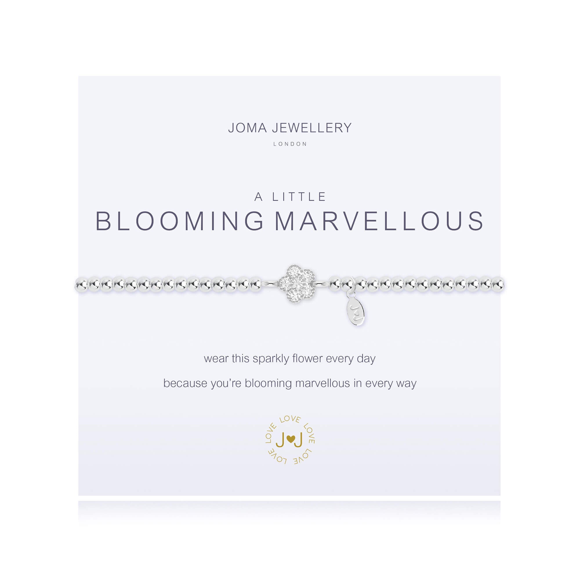 A Little | Blooming Marvellous | Silver | Bracelet | 17.5cm Stretch