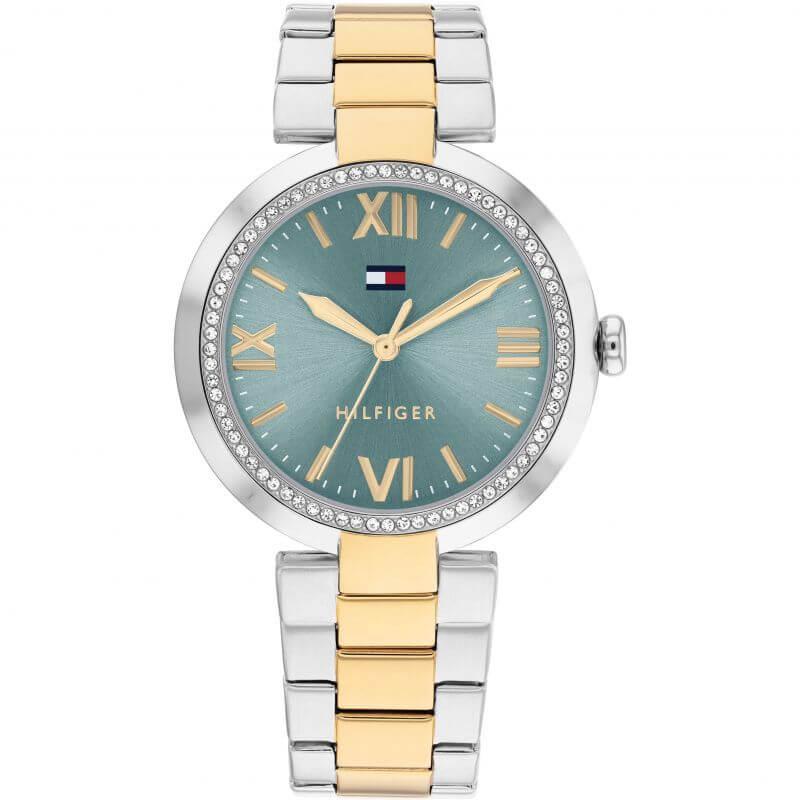 Alice Two Tone Strap With Blue Dial Ladies Watch