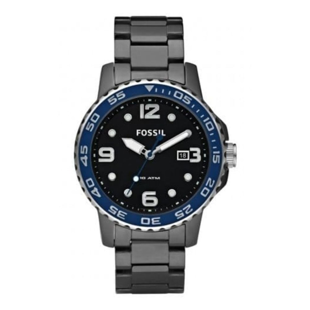 Gents Black Ceramic Bracelet Watch
