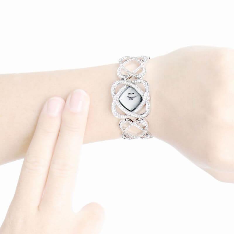 Crystal Heart Ladies Watch