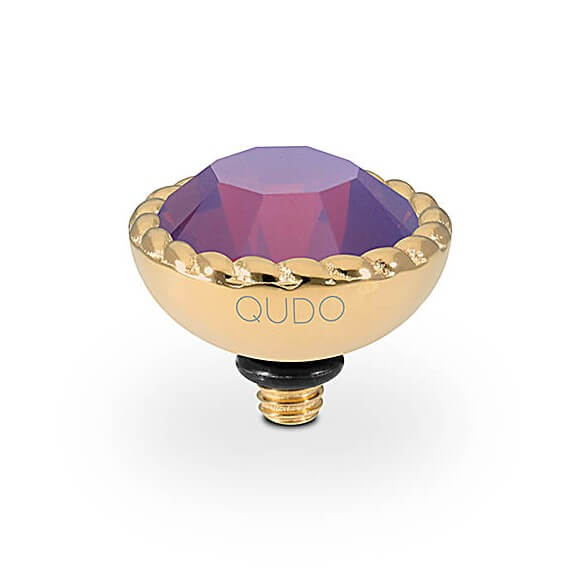 Interc Bocconi YG Amethyst Opal 11mm Top