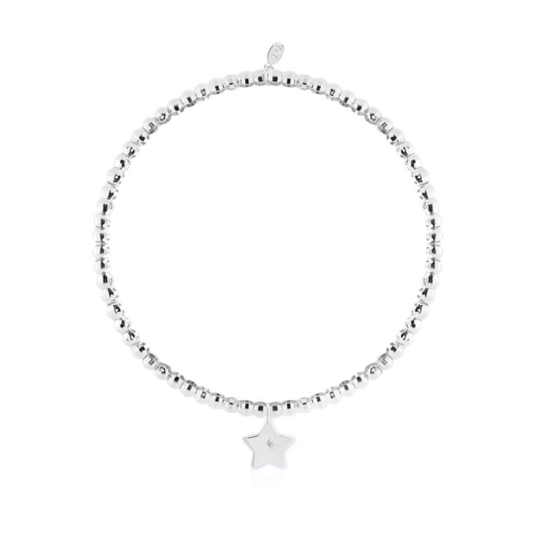 Faceted A Little | Super Sister | Silver | Bracelet | 17.5cm Stretch