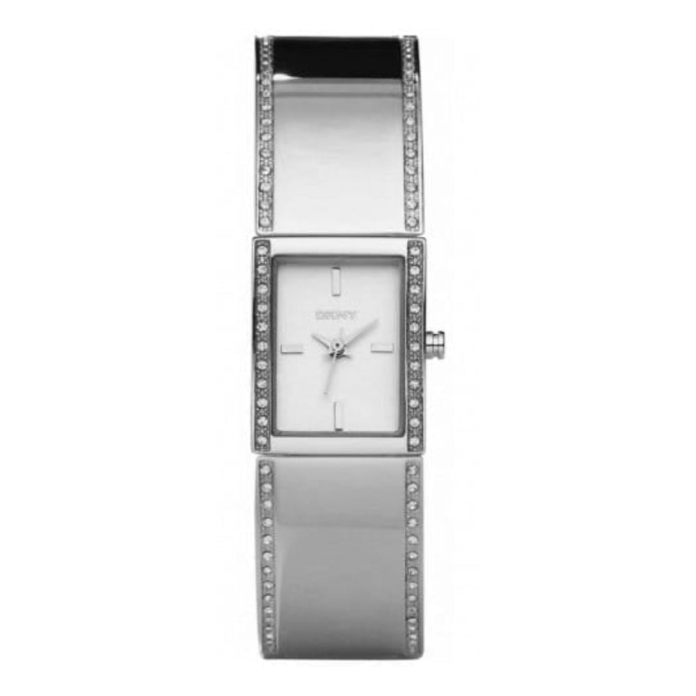 Ladies Stainless Steel Linked Crystalised Watch