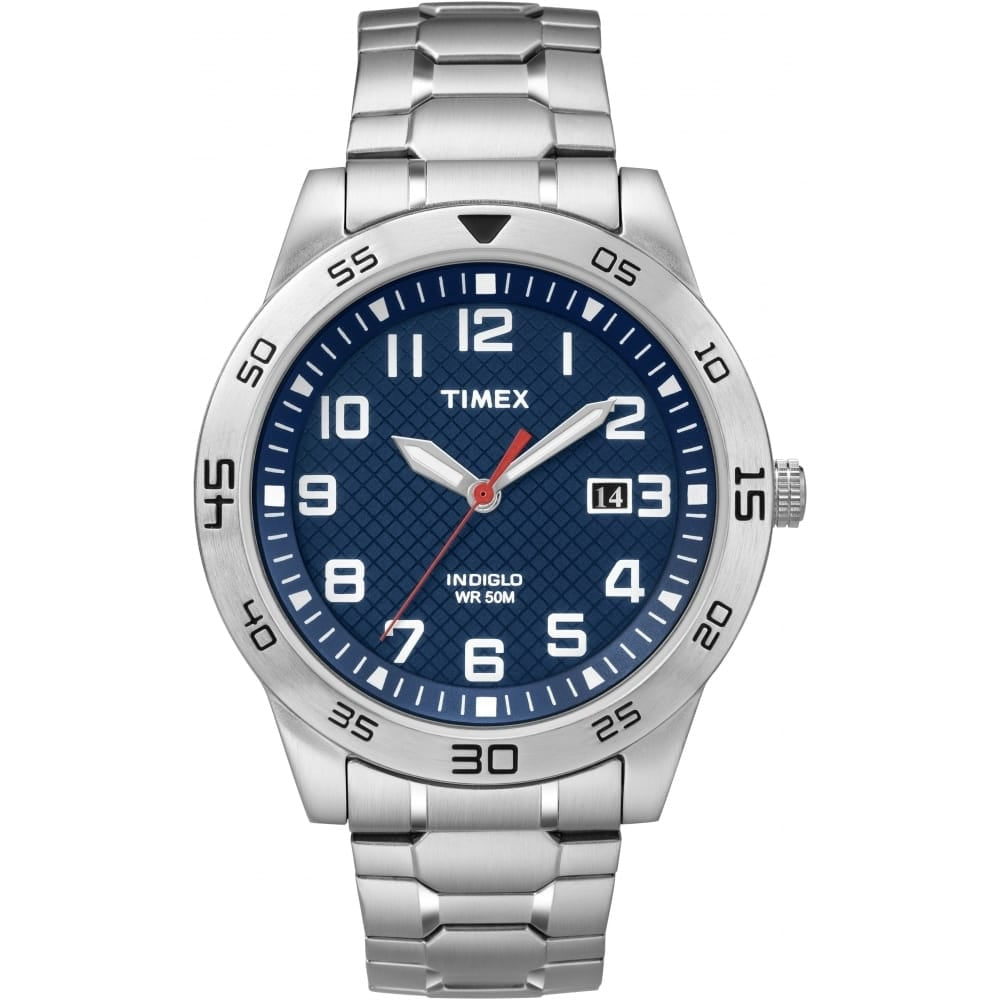 Men's ST Rd Case / Blue Dial with Date / SS ST Expansion Band