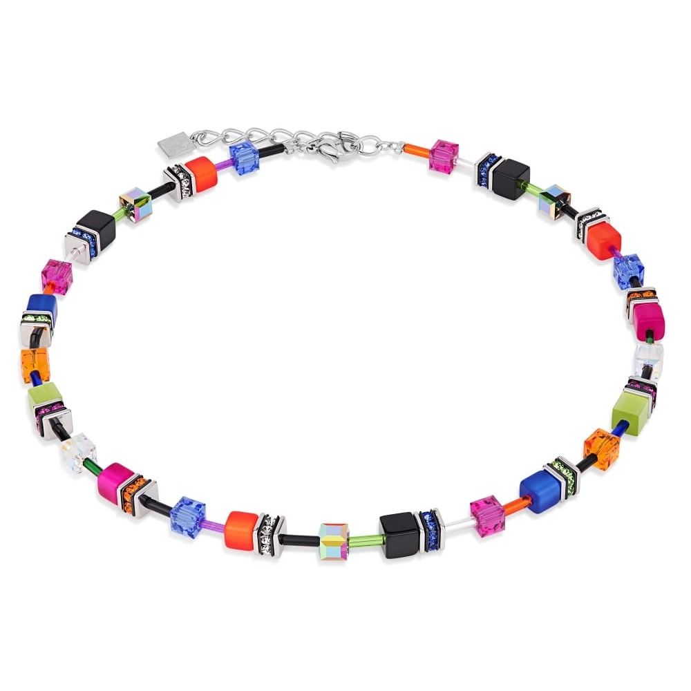 Ladies' Multicolour Necklace With Swarovski Elements