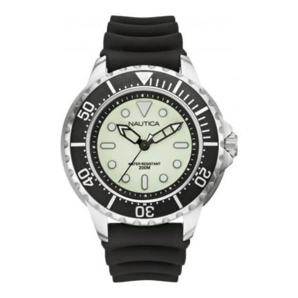 Gents Illuminious Dial Black NMX 650 Rubber Watch