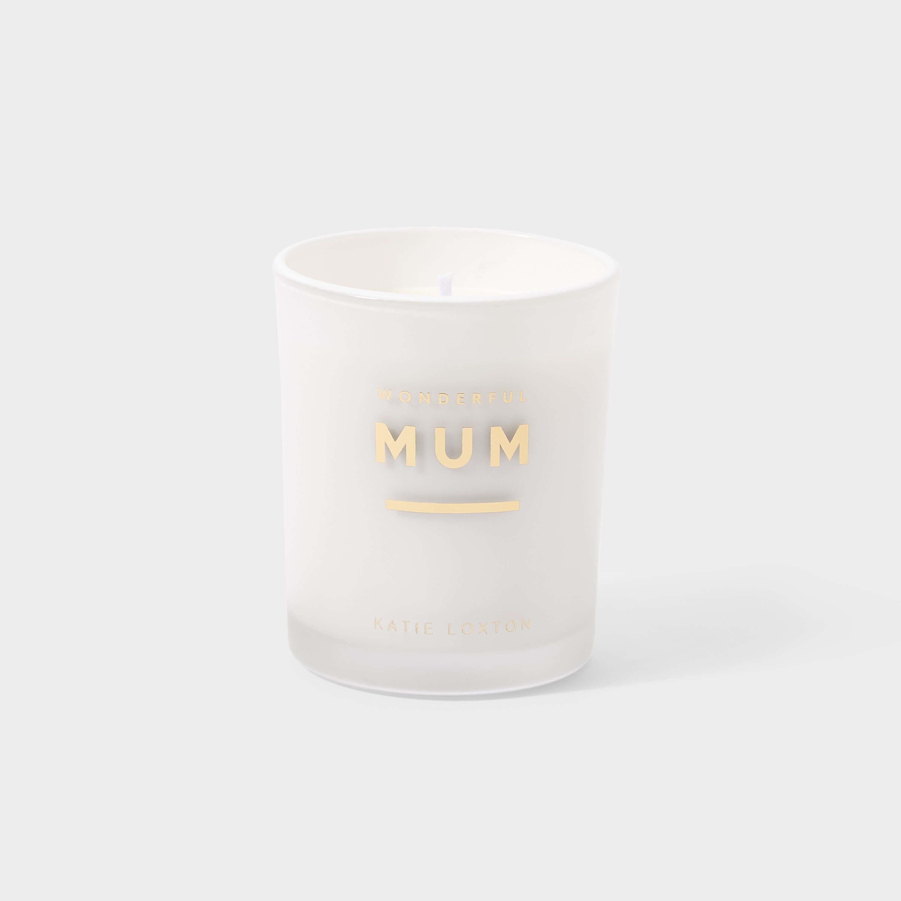 Sentiment Candle | Wonderful Mum | English Pear And White Tea