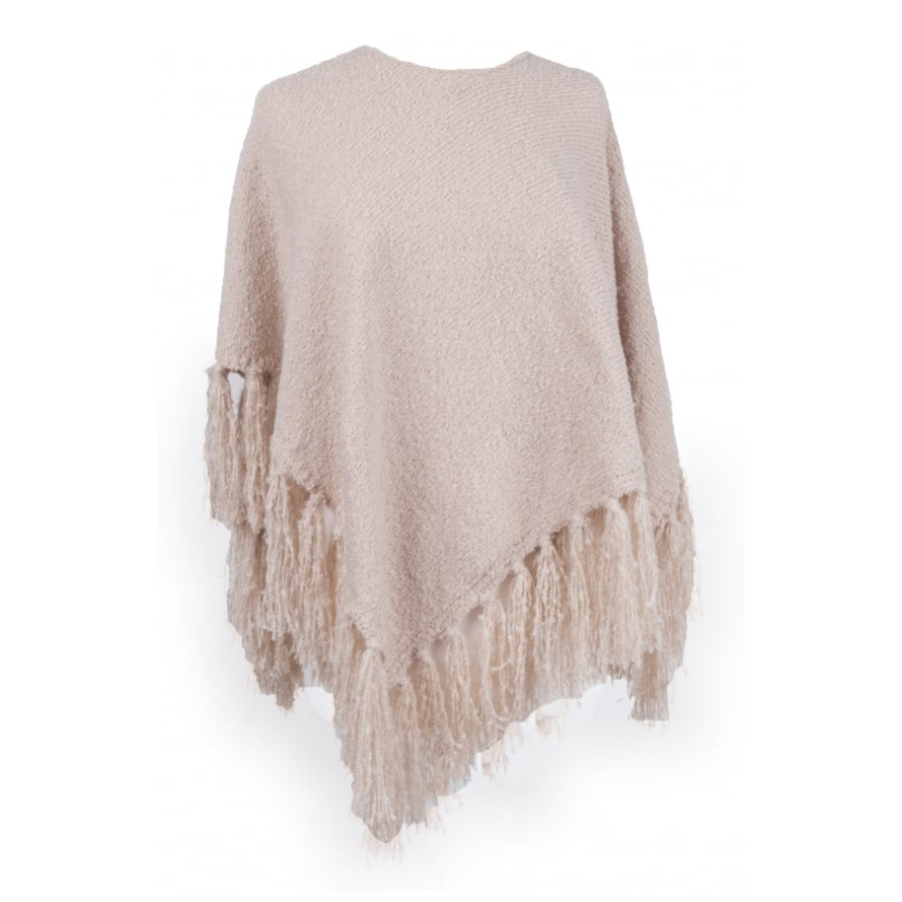 Tara Poncho In Cream