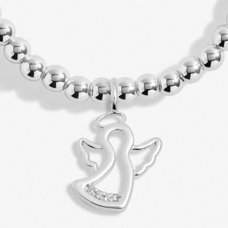 Christmas A Little 'Christmas Angel' Silver Plated Bracelet