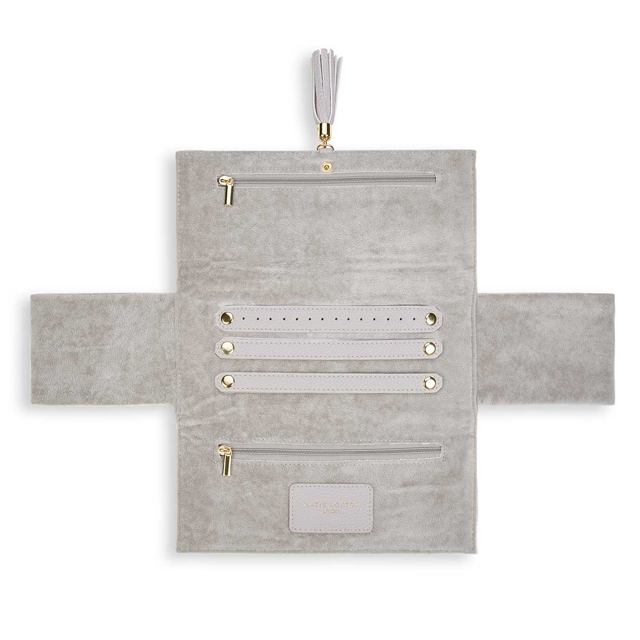 Tassel Jewellery Roll | Ooh La La | Grey