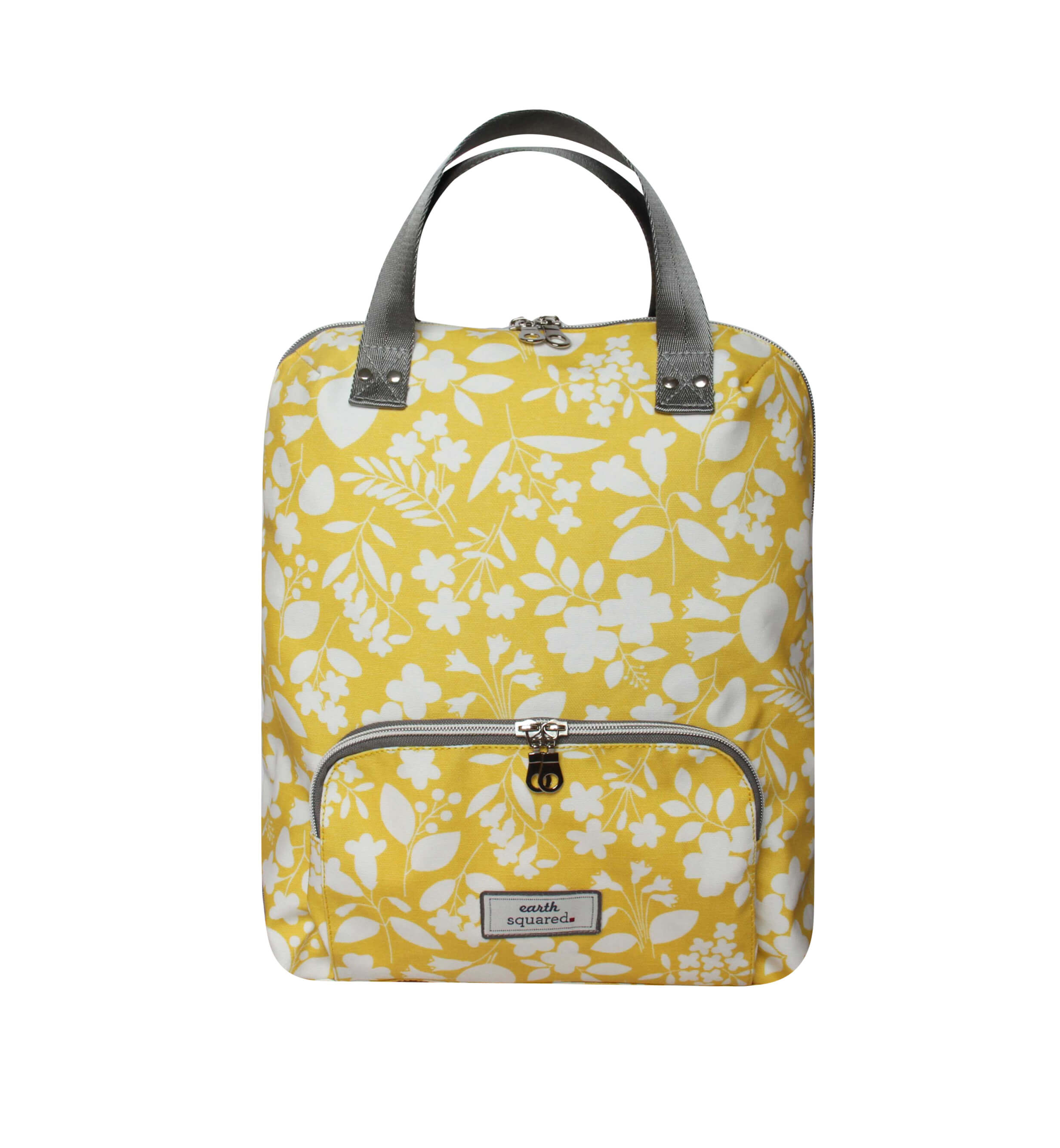 Sherbet Yellow Oil Cloth Backpack