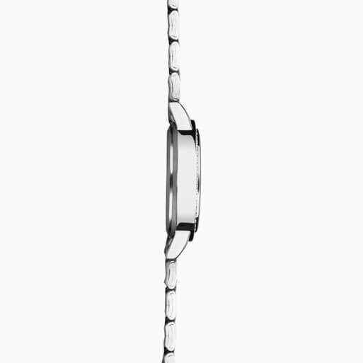 Charlotte Silver Dial With Silver Case & Alloy Bracelet Strap Ladies Watch