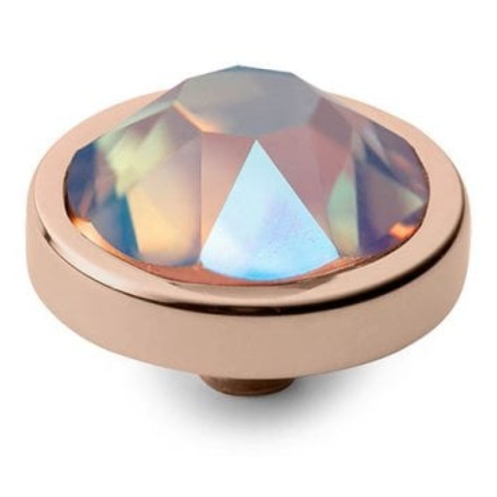Interchangeable Canino Silk Shimmer Crystal Top in RG